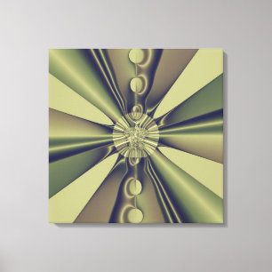 Erdige geometrische abstrakte moderne Kunst Leinwanddruck