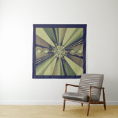 Erdige geometrische abstrakte moderne Kunst Wandteppich (Beispiel (Horizontal))