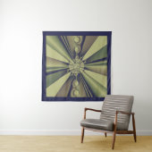 Erdige geometrische abstrakte moderne Kunst Wandteppich (Beispiel)