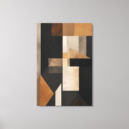 Erdige Harmonie Leinwanddruck (Vorderseite)