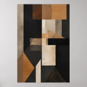 Erdige Harmonie Poster (Vorne)