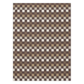 Erdige Mineralien-Schachbrettmuster Tischdecke (Vorderseite)