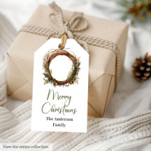 Erdige minimalistische neutrale Weihnachtsgeschenk