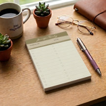 Erdige moderne To-Do-Liste