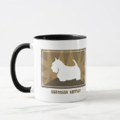 Erdige schottische Terrier-Tasse Tasse (Links)