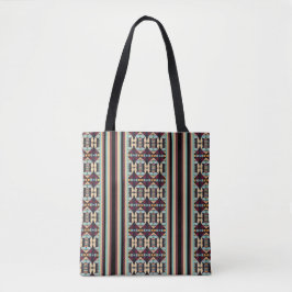 Erdige Stammes-Tapete Tasche