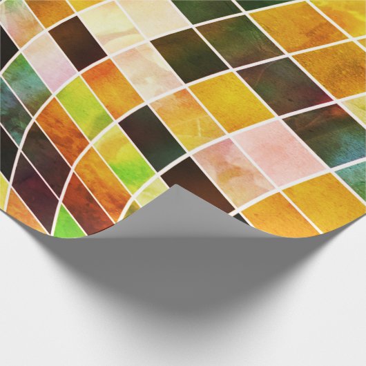 Erdige Töne, die Ideenreichtum geben Geschenkpapier (Ecke)