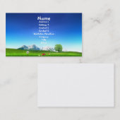 Erdige Visitenkarte (Vorne/Hinten)