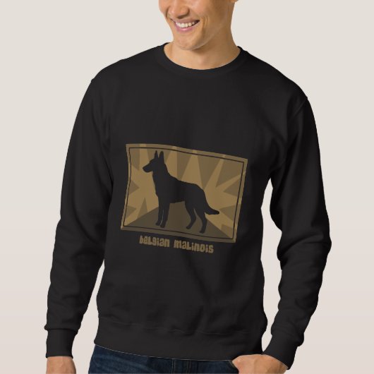 Erdiger Belgier Malinois Sweatshirt (Vorderseite)