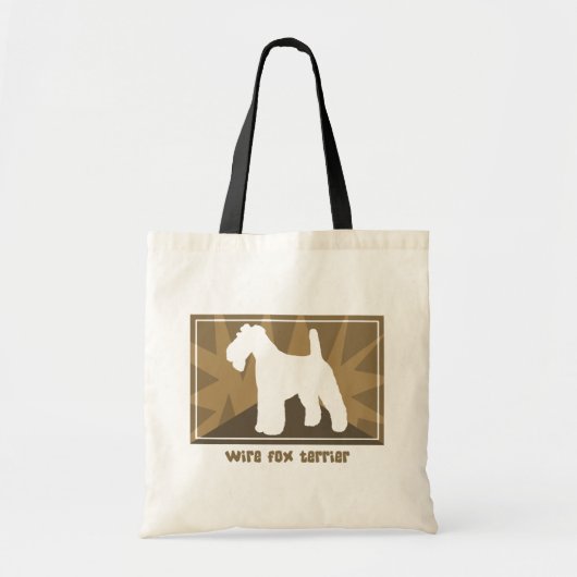 Erdiger Draht-Foxterrier Tragetasche (Vorne)