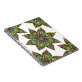 Erdiger Mandala-Entwurf Notizblock (Rechte Seite)