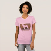 Erdiger Norweger Elkhound T-Shirt (Vorne ganz)