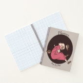 Erdiges Blumenmuster-Planer Notizblock (Innenseite)