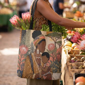 Erdiges Erbe | Protea & Mudcloth Tasche