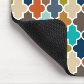 Erdiges Quatrefoil Mousepad (Ecke)