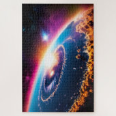 Erdkalaktisches Weltraumphänomen Hurrikan Puzzle (Vertikal)