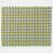 ErdKariert Fleecedecke (Vorderseite (Horizontal))