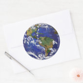 Erdkleber Runder Aufkleber (Umschlag)