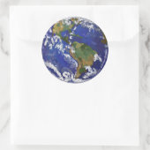 Erdkleber Runder Aufkleber (Tasche)