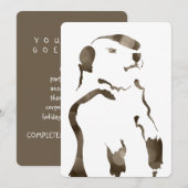 Erdknecht Einladung (Vorne/Hinten)