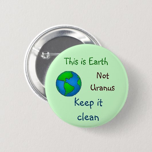 Erdknopf Button (Vorne & Hinten)