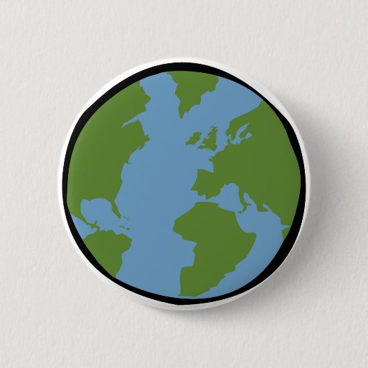 Erdknopf Button (Vorderseite)