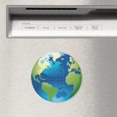 Erdkontinent-Erdmagnet Magnet (In Situ (Geschirrspüler))