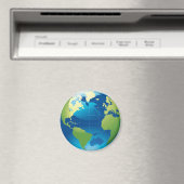 Erdkontinent-Erdmagnet Magnet (In Situ (Geschirrspüler))