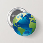Erdkontinent-Globus-Taste Button (Vorne & Hinten)