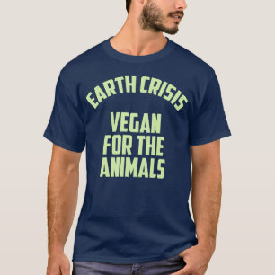 ERDKRISE VEGAN FÜR DIE TIERE lustig T-Shirt