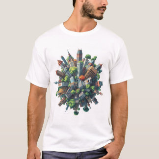 Erdkrümmung T-Shirt