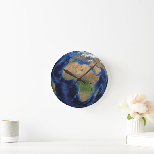 Erdkugel Runde Wanduhr (Zuhause)