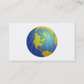 Erdkugel Visitenkarte (Rückseite)
