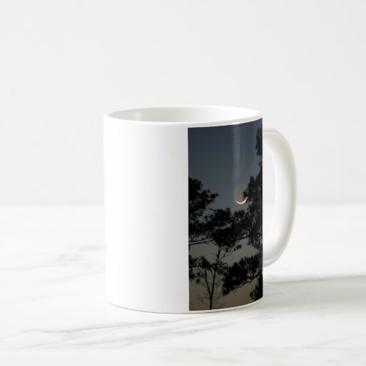 Erdlicht-Mond Kaffeetasse (VorderseiteRechts)