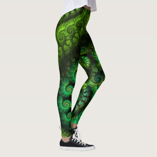 ErdLiebe-Fraktal-Gewohnheits-Leggings Leggings (Rechts)