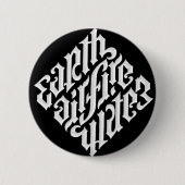 ERDluft-FEUER U. WASSER Button (Vorderseite)