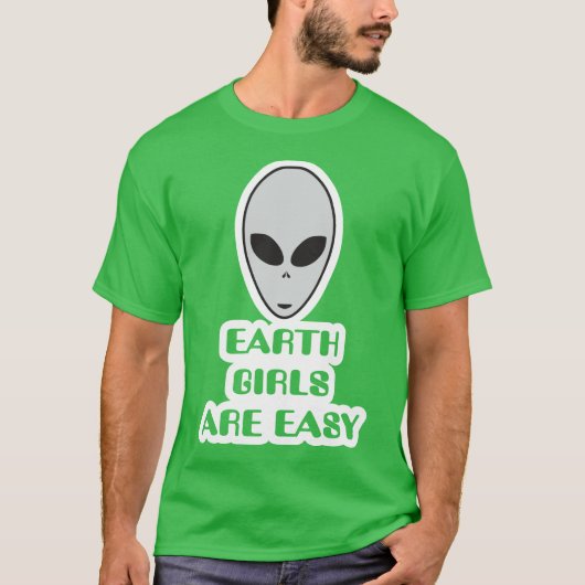 Erdmädchen sind-, grauer UFO-T - Shirt des alien (Vorderseite)