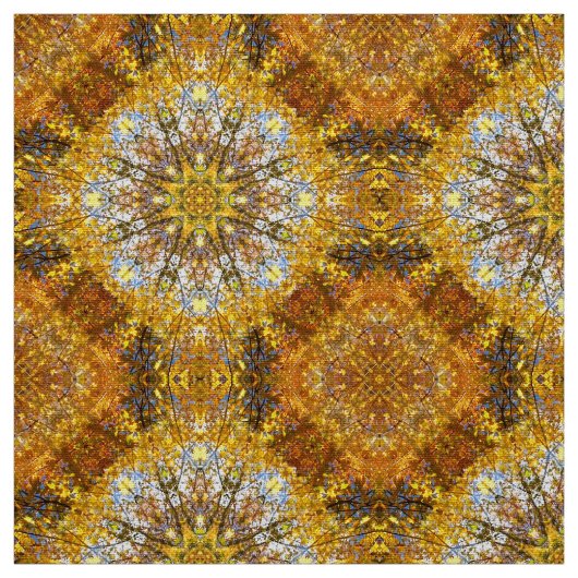 Erdmandalenmuster Stoff (Muster)