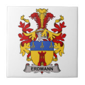 Erdmann Familienwappen Fliese (Vorderseite)