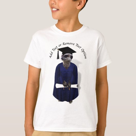 Erdmännchen Absolvent T-Shirt (Vorderseite)
