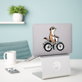 Erdmännchen-Aufkleber Aufkleber (Laptop auf Schreibtisch)