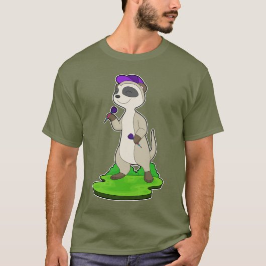 Erdmännchen Dart Dart T-Shirt (Vorderseite)