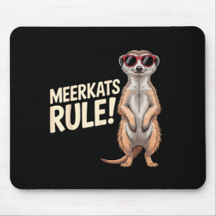 Erdmännchen-Design für Männer Frauen Kinder Zoowär Mousepad
