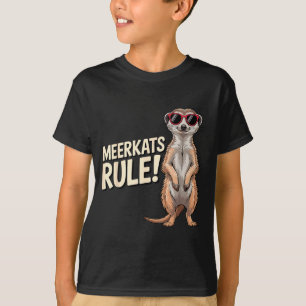 Erdmännchen-Design für Männer Frauen Kinder Zoowär T-Shirt