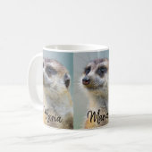 Erdmännchen Grün Tasse (Vorderseite Links)