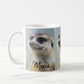 Erdmännchen Grün Tasse (Links)