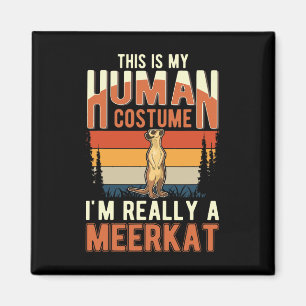Erdmännchen-Halloween-Kostüm für Menschen Erdmännc Magnet