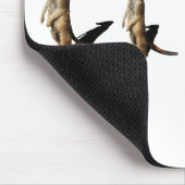 Erdmännchen in Reihe Mousepad (Ecke)