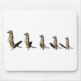 Erdmännchen in Reihe Mousepad