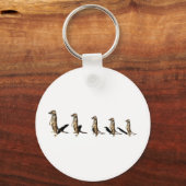 Erdmännchen in Reihe Schlüsselanhänger (Vorderseite)